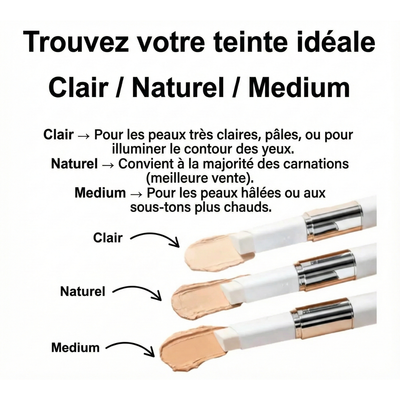Fond de teint en stick à teinte adaptative (1 acheté = 1 offert)