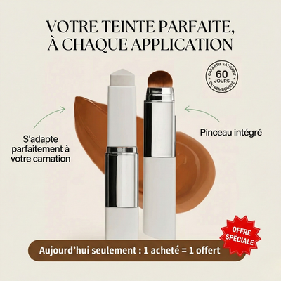 Fond de teint en stick à teinte adaptative (1 acheté = 1 offert)